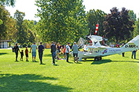 Der erste Waal in der Geschichte am Ufer des Stubenbergsee