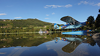 Flugzeuge des 5 Seaplane Meetings Stubenbergsee: Piper PA-18-160 Super Cub D-ERNC von Rdiger