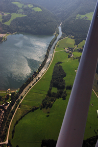 Stubenbergsee aus der Luft